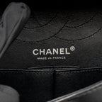 Chanel Large 2.55 Reissue Flap Bag Patent Leather Black SHW
