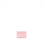 CHANEL CLASSIC CARD HOLDER CAVIAR PINK LGHW