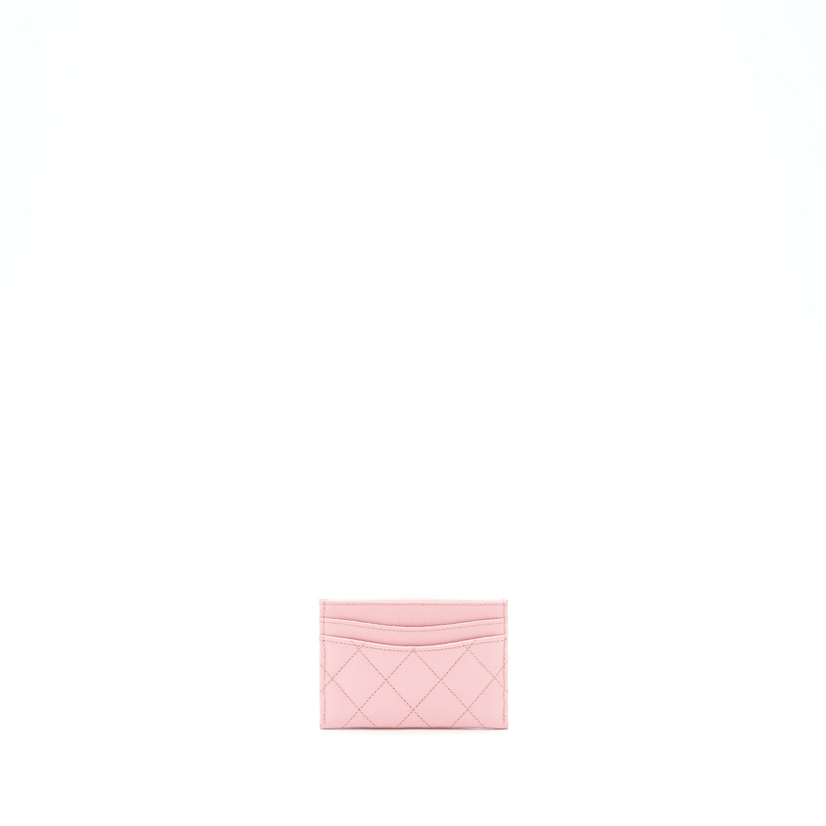 CHANEL CLASSIC CARD HOLDER CAVIAR PINK LGHW