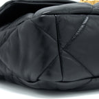 CHANEL MEDIUM 19 BAG GOATSKIN BLACK MULTICOLOUR HARDWARE