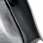CHANEL MEDIUM BOY BAG CHEVRON CAVIAR BLACK RUTHENIUM SILVER HARDWARE