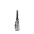 PRADA RE-EDITION 2000 CRYSTAL HOBO BAG NYLON/LEATHER BLACK SHW