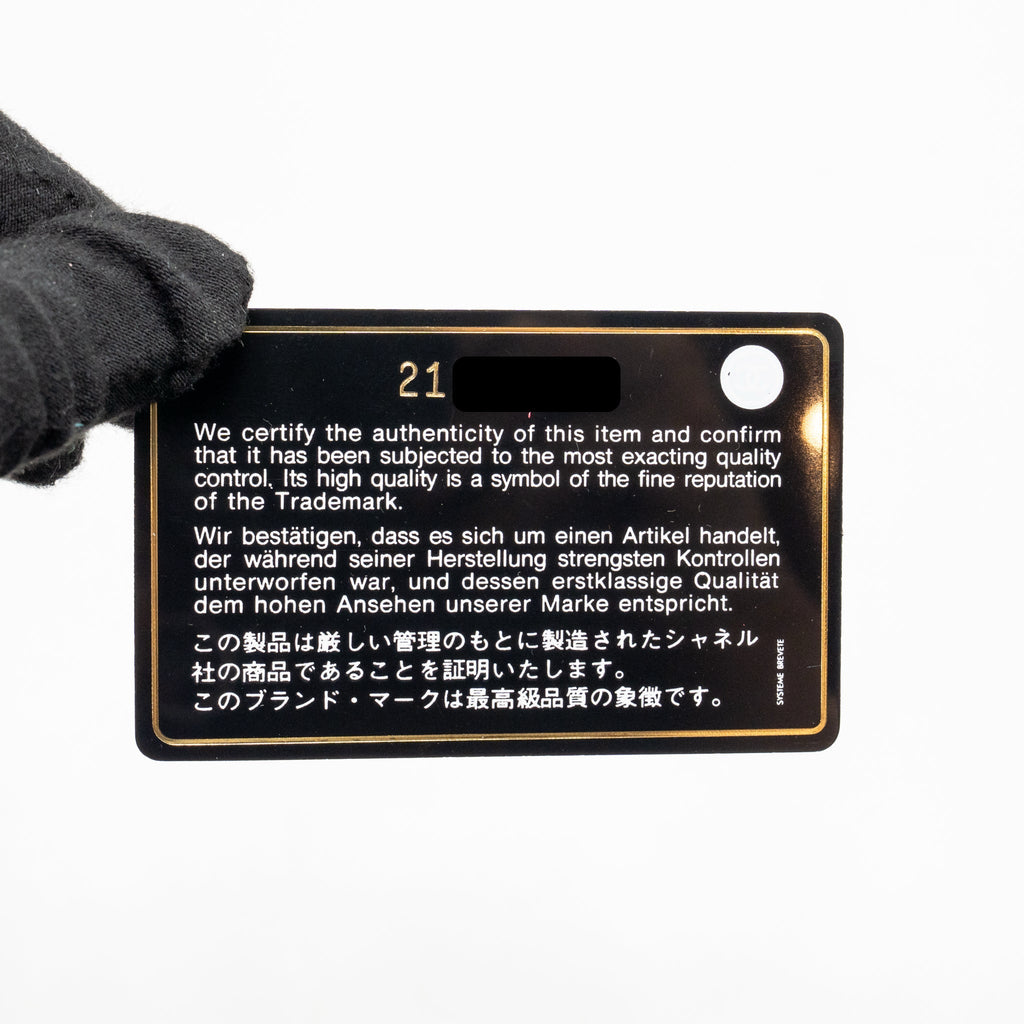 Chanel Cambon Card Holder Calfskin Black SHW