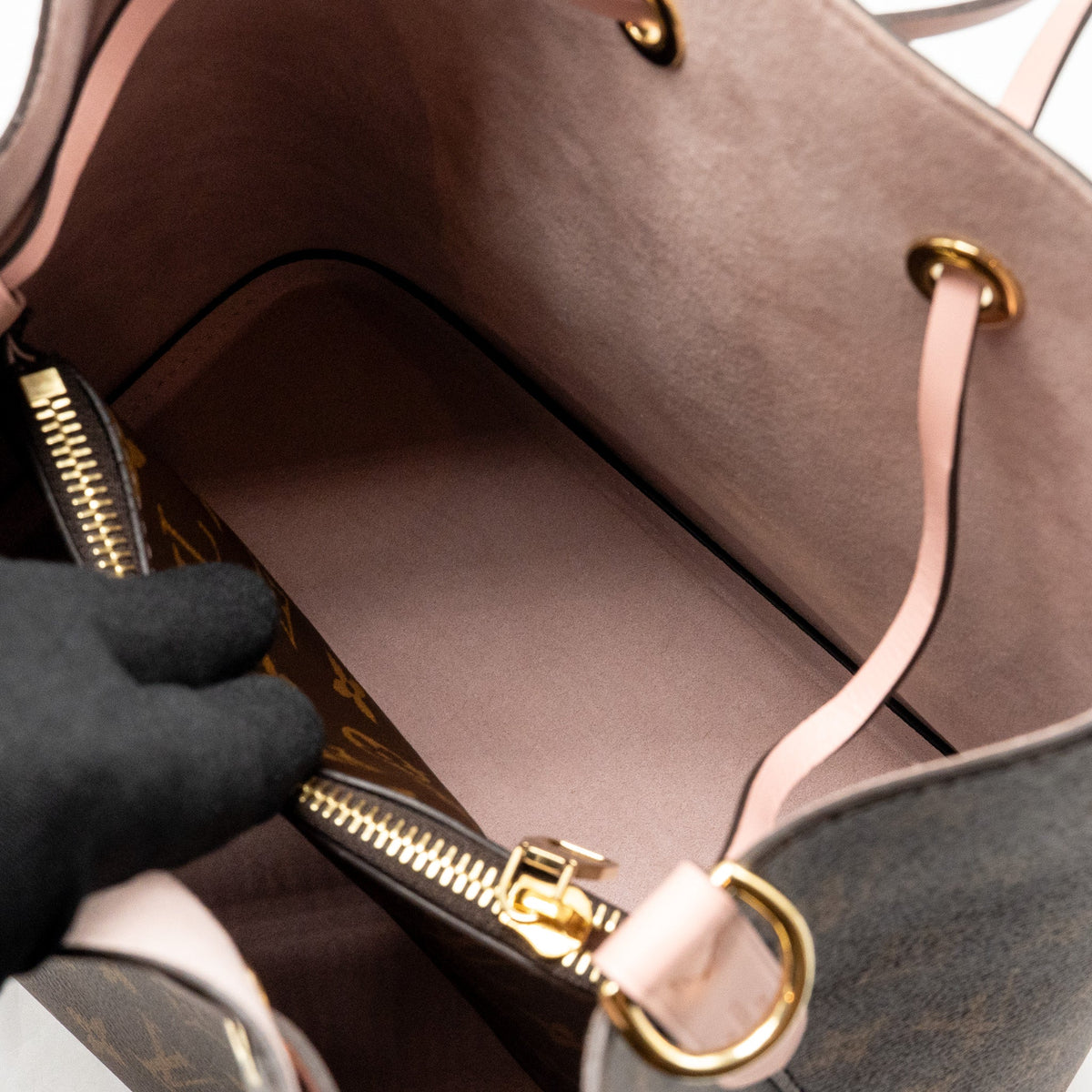 LOUIS VUITTON NEO NOE MONOGRAM CANVAS ROSE POUDRE GHW