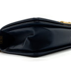 CHANEL MEDIUM BOY BAG LAMBSKIN DARK BLUE GHW