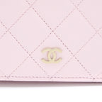 CHANEL 2 IN 1 WALLET ON CHAIN CAVIAR LIGHT PINK LGHW
