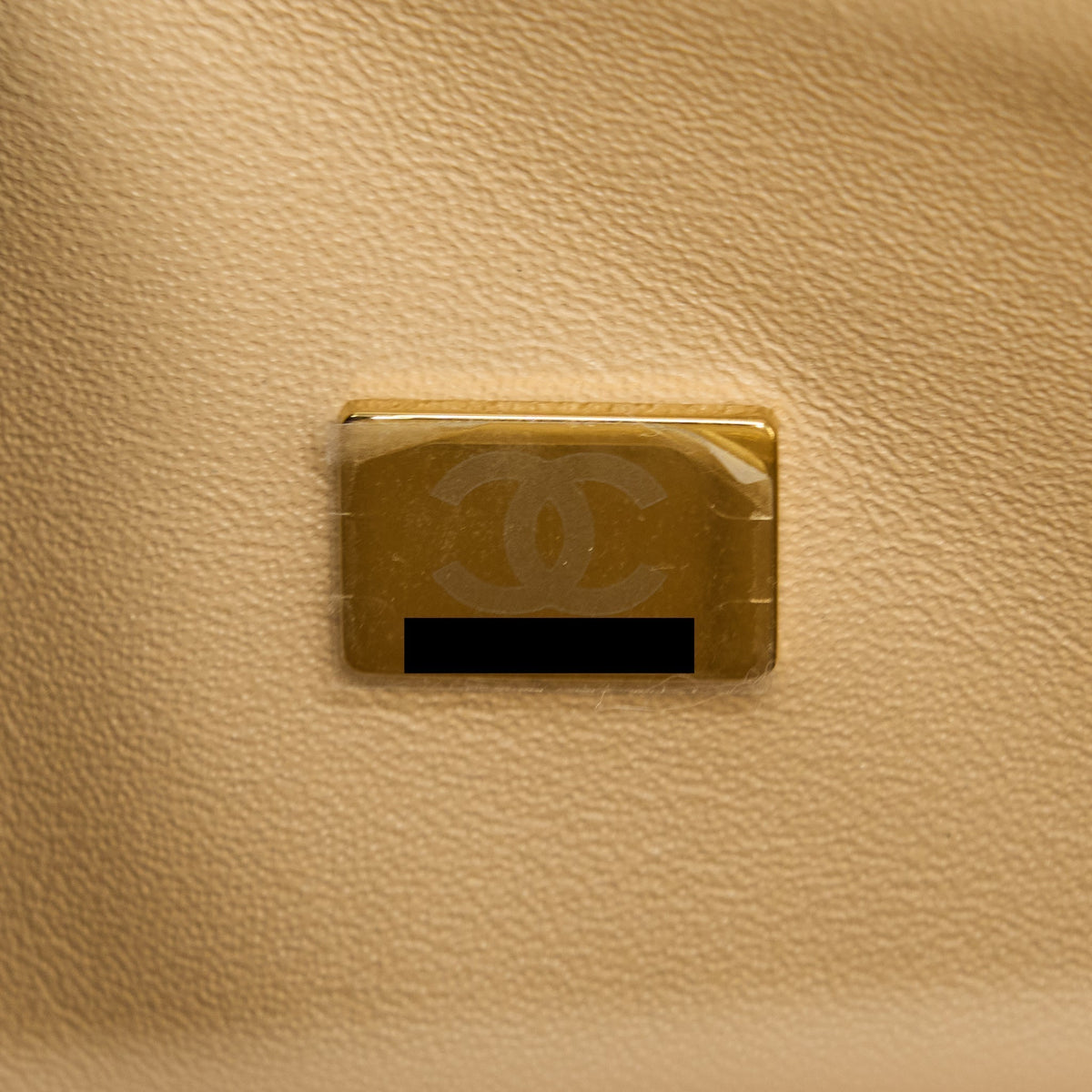 CHANEL SMALL CLASSIC DOUBLE FLAP BAG CAVIAR BEIGE GHW(MICROCHIP)