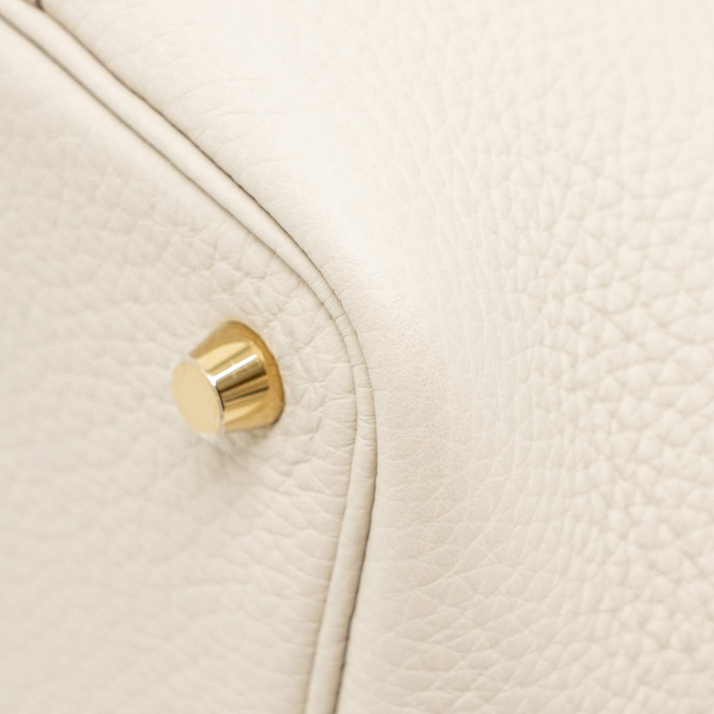 Hermes Picotin 18 Lock Bag clemence beton GHW