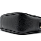 GUCCI DISCO SOHO CAMERA BAG GRAINED CALFSKIN BLACK GHW