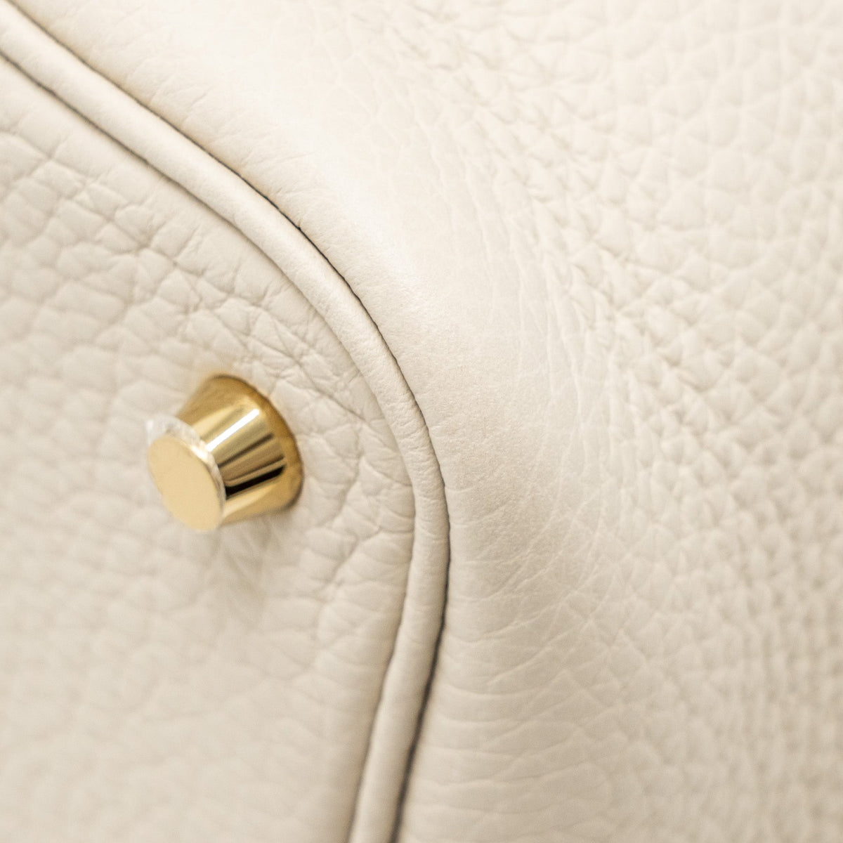 Hermes Picotin 18 Lock Bag clemence beton GHW