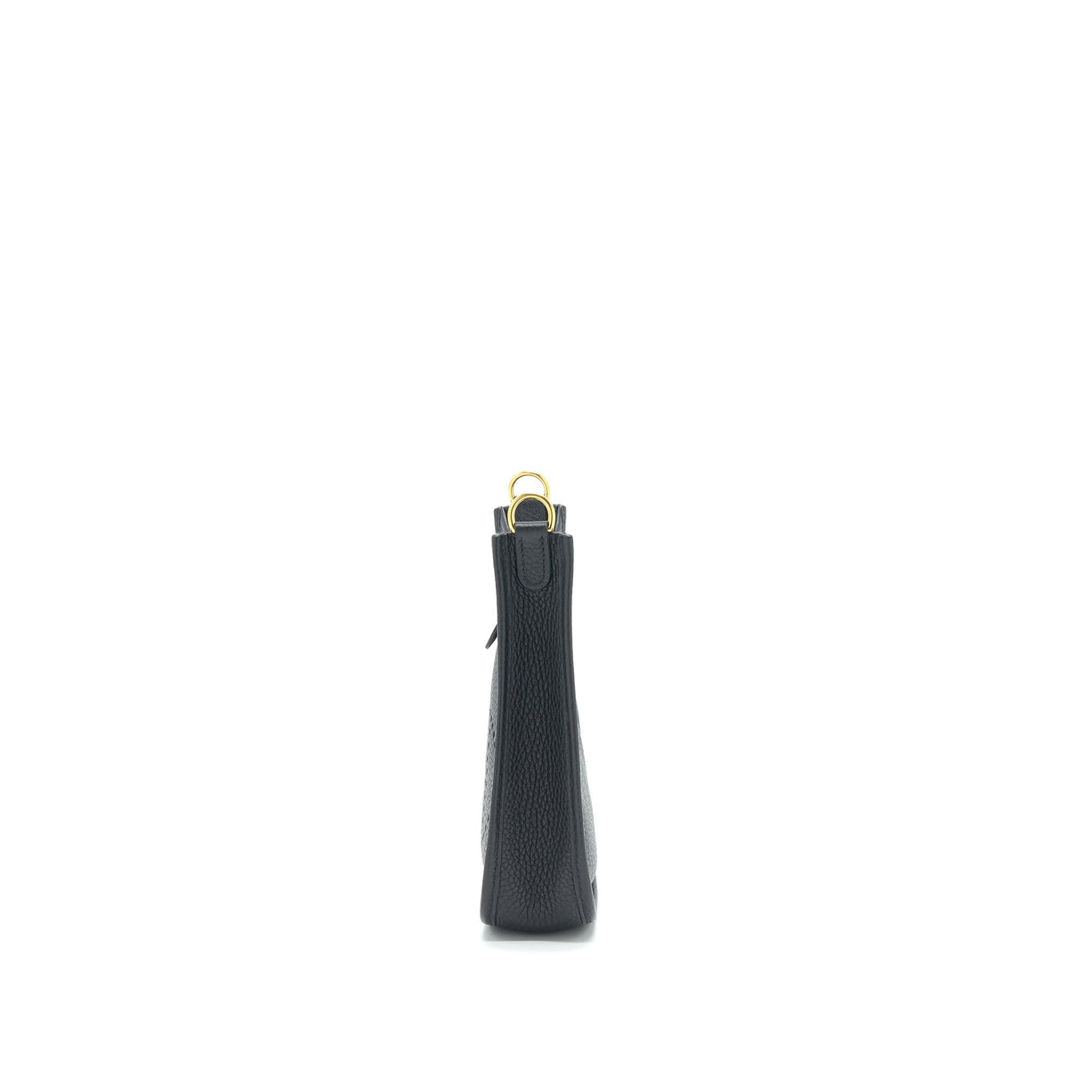HERMES MINI EVELYNE BLACK GHW