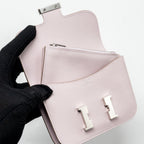 Hermes Constance Slim evercolor mauve pale SHW