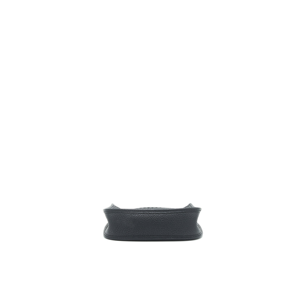 HERMES MINI EVELYNE BLACK GHW