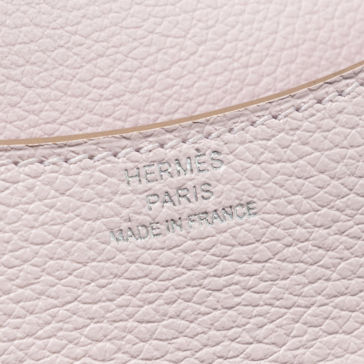 Hermes Constance Slim evercolor mauve pale SHW