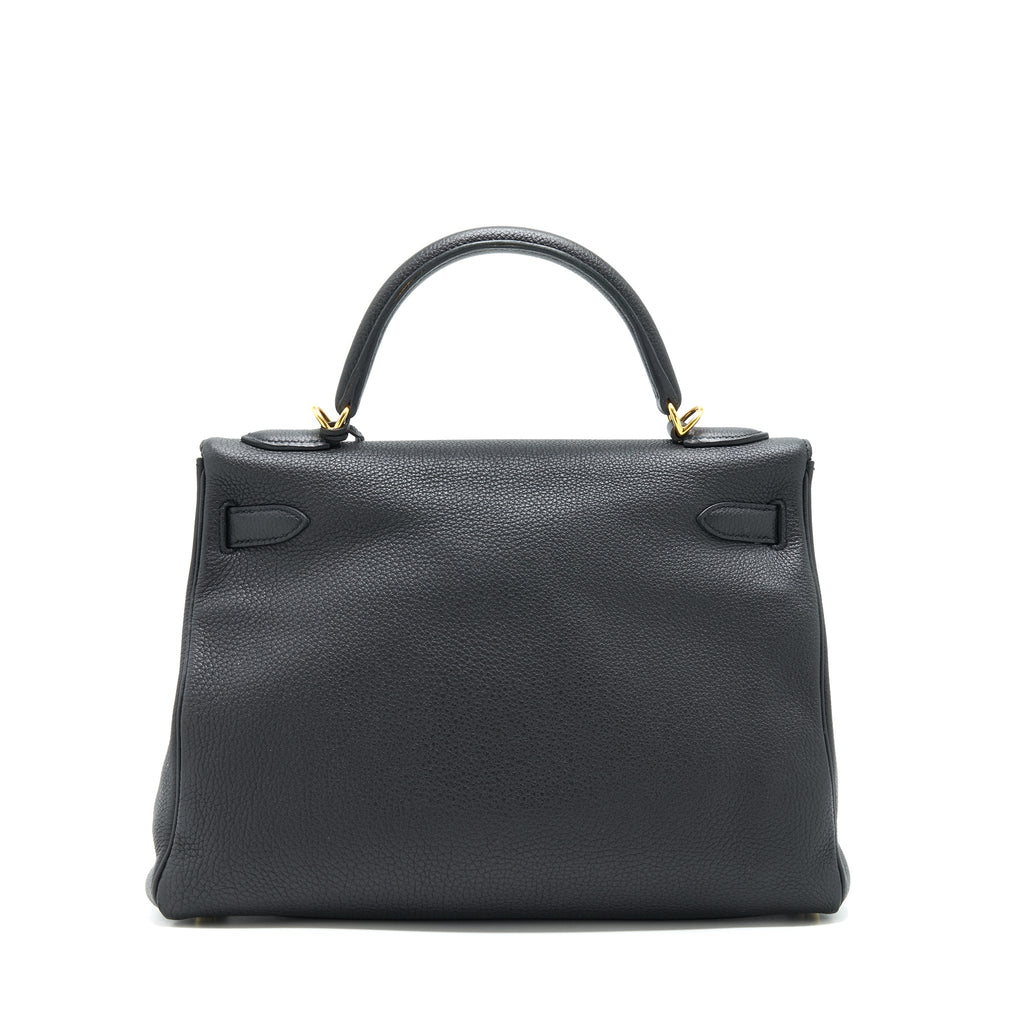 Hermes Kelly 32 Togo black GHW
