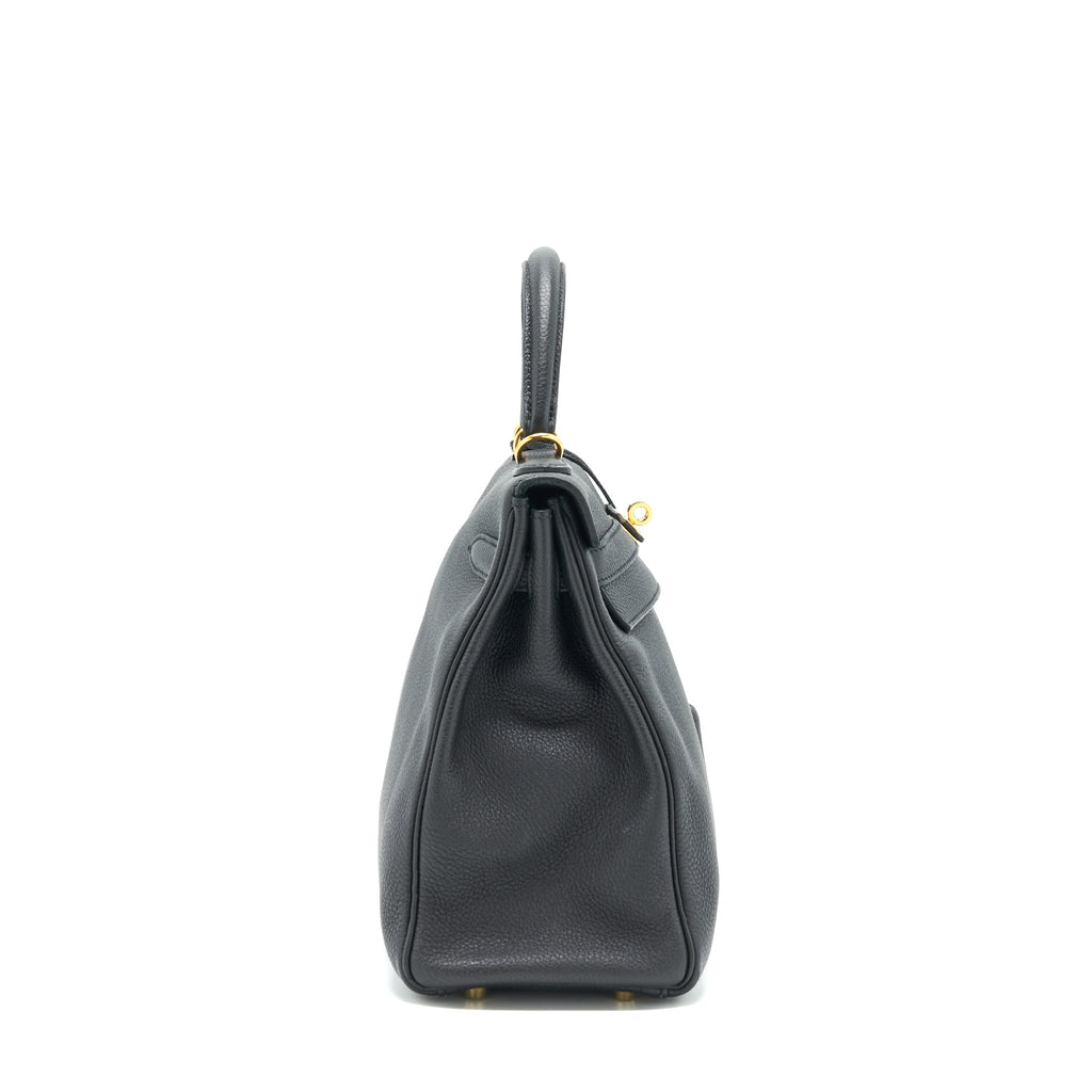 Hermes Kelly 32 Togo black GHW
