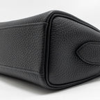 Hermes Kelly Messenger PM Bag Togo Black SHW