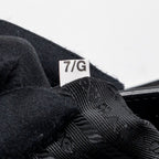 PRADA TOTE BAG SAFFIANO CALFSKIN BLACK / WHITE GHW