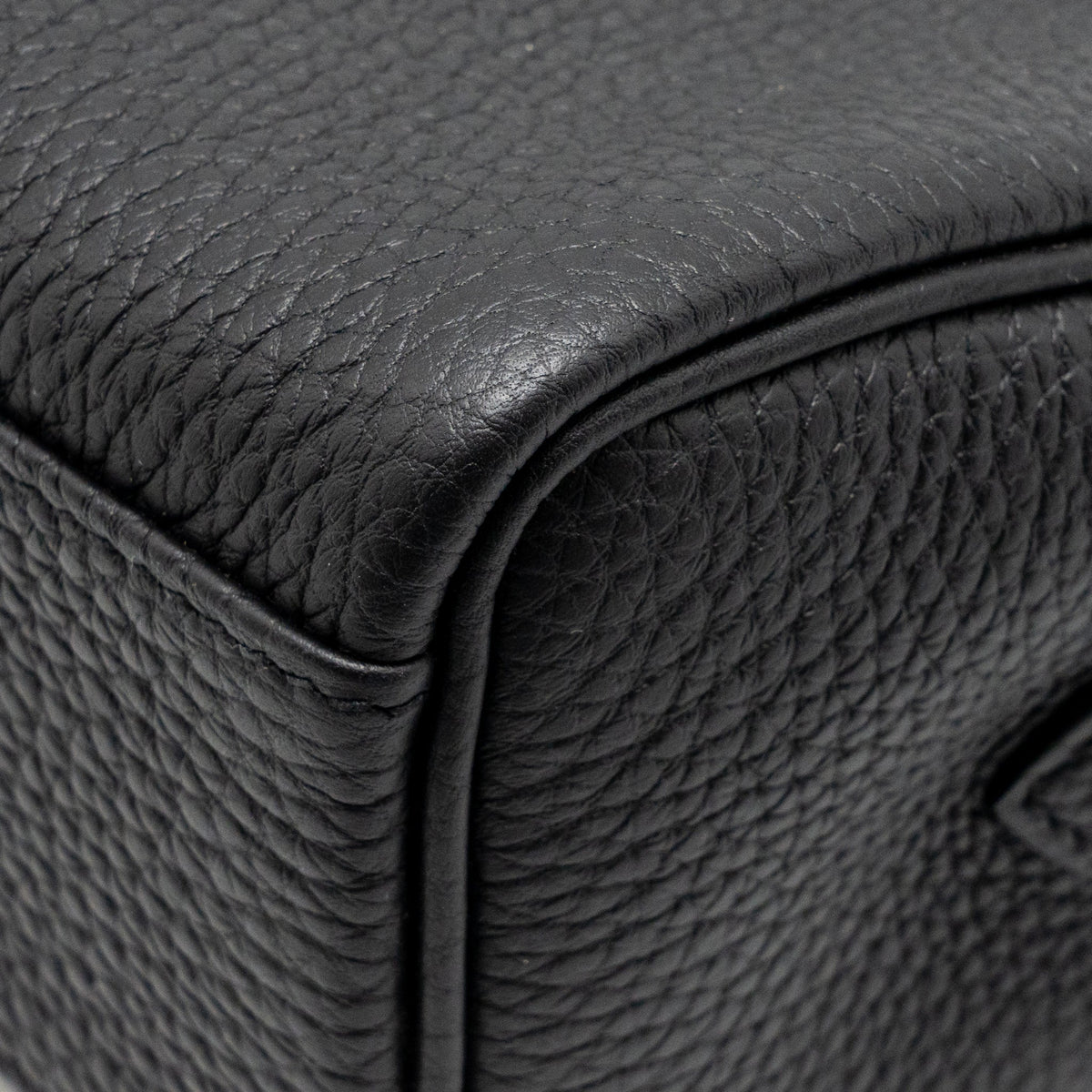Hermes Kelly Messenger PM Bag Togo Black SHW