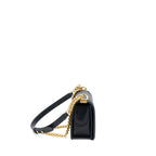 CHANEL MEDIUM BOY BAG LAMBSKIN BLACK BRUSHED GHW