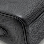 Hermes Kelly Messenger PM Bag Togo Black SHW