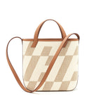 Hermes Cabas H en Biais 27 Bag Gold