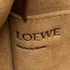LOEWE GATE BUCKET BAG CALFSKIN BLACK / TAN GHW