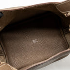 Hermes picotin 18 lock bag clemence etoupe SHW