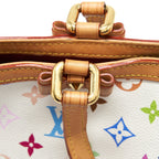 LOUIS VUITTON TOTE BAG WHITE MONOGRAM MULTICOLOUR GHW