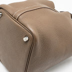 Hermes picotin 18 lock bag clemence etoupe SHW