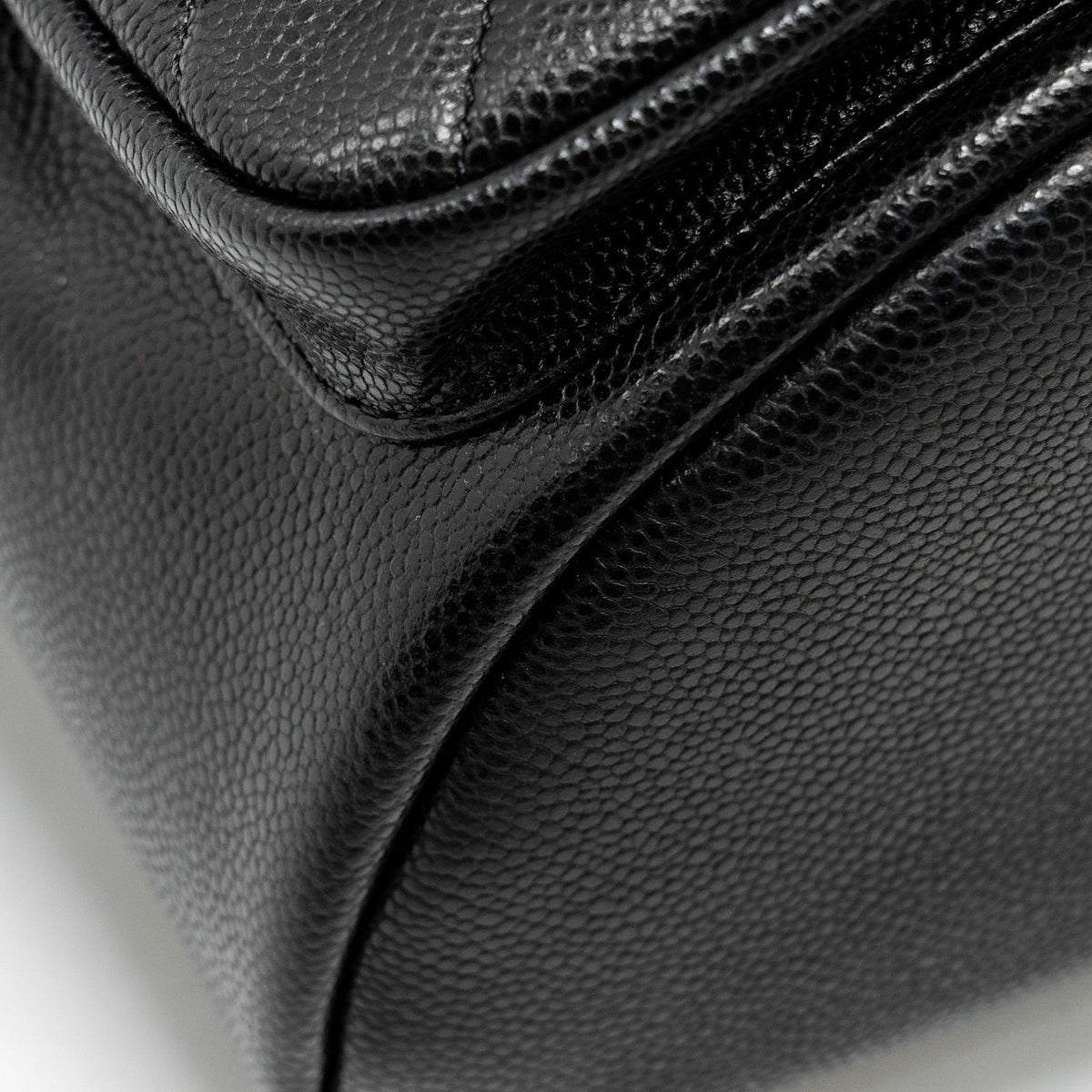 CHANEL TRIPLE PACK BACKPACK CAVIAR BLACK LGHW (MICROCHIP)
