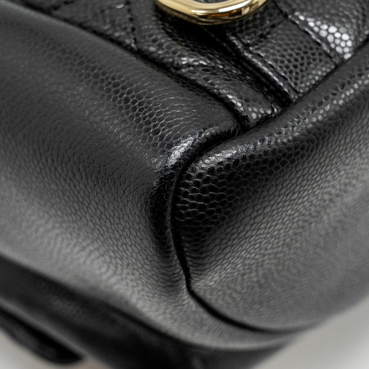 CHANEL TRIPLE PACK BACKPACK CAVIAR BLACK LGHW (MICROCHIP)