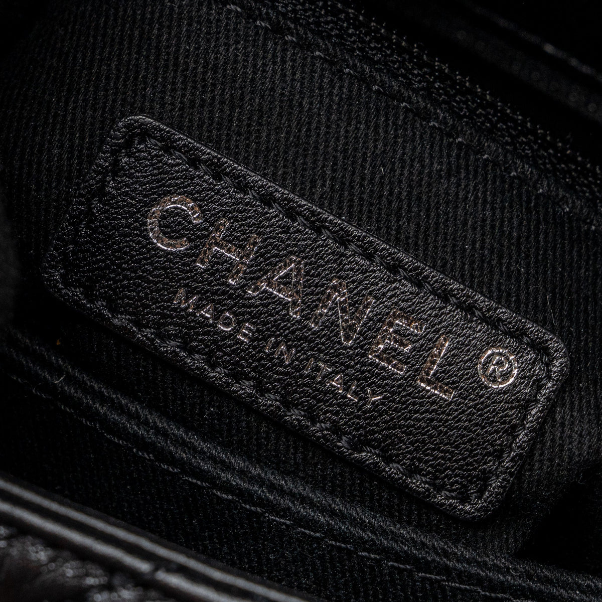 CHANEL SMALL COCO HANDLE AGED CALFSKIN BLACK WITH BLACK HARDWARE