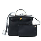 HERMES HERBAG ZIP 31 BAG BLACK GHW