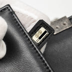 CHANEL SMALL BOY BAG LAMBSKIN BLACK RUTHENIUM SHW