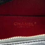 CHANEL FILIGREE VERTICAL VANITY CASE CAVIAR BLACK GHW