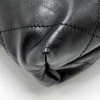 CHANEL MINI 22 BAG SHINY CALFSKIN BLACK SHW (MICROCHIP)