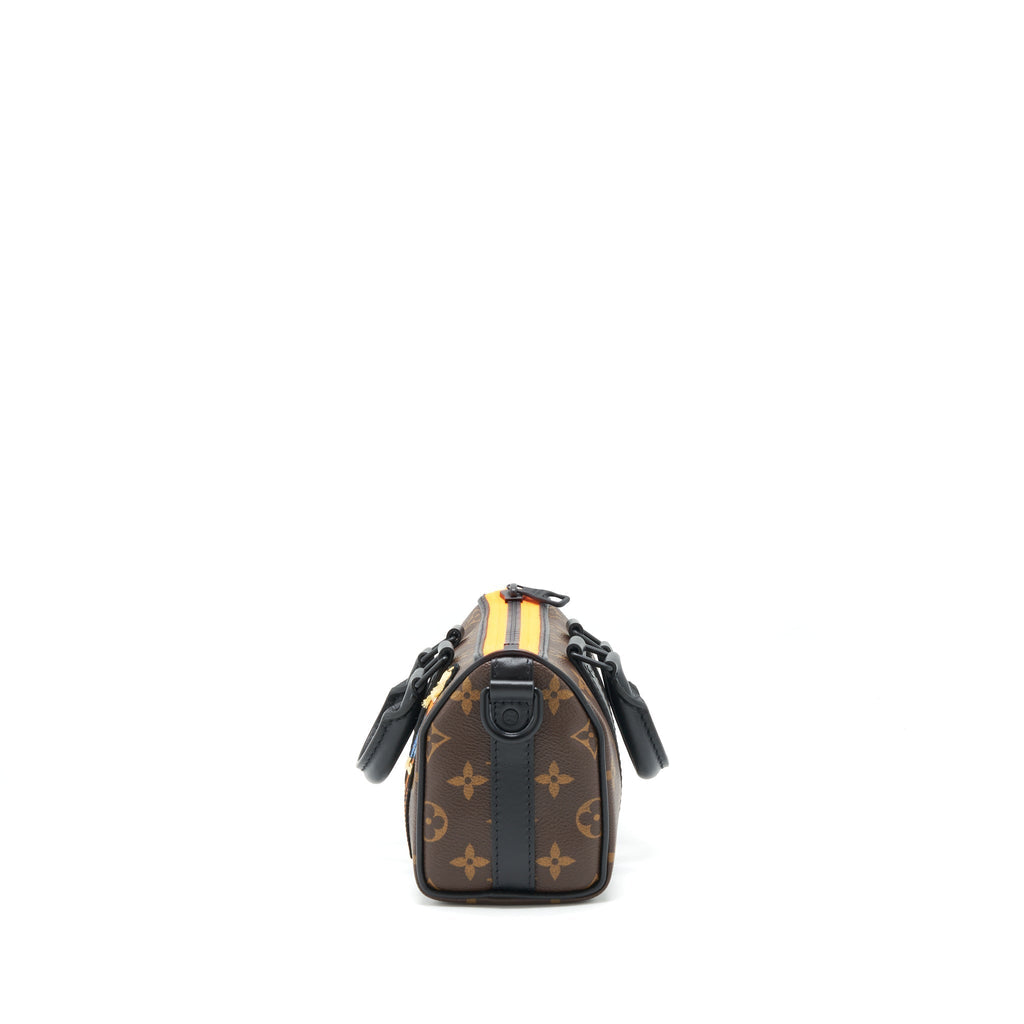 LOUIS VUITTON KEEPALL XS ZOOM WITH FRIENDS BLACK HARDWARE