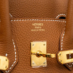 Hermes birkin 25 togo gold GHW