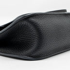 Hermes Halzan 25 Clemence Black GHW