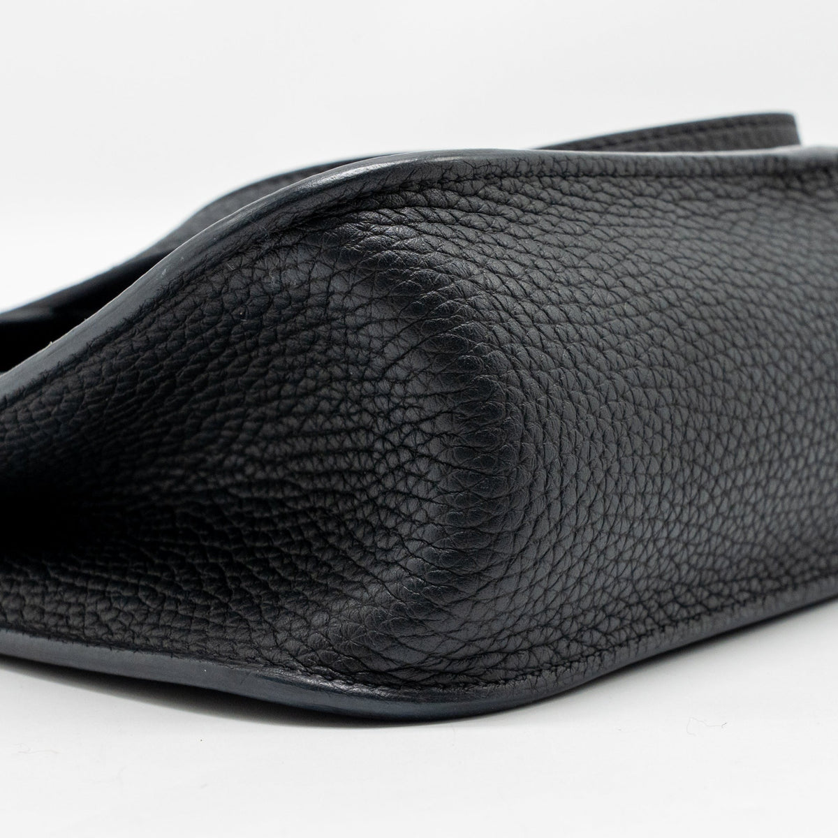 Hermes Halzan 25 Clemence Black GHW