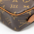 Louis Vuitton vintage pochette Marly Bandouliere monogram canvas GHW