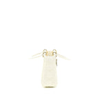 DIOR SMALL LADY DIOR MY ABCDIOR BAG LAMBSKIN WHITE LGHW