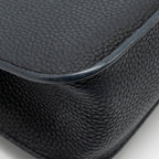 Hermes Halzan 25 Clemence Black GHW