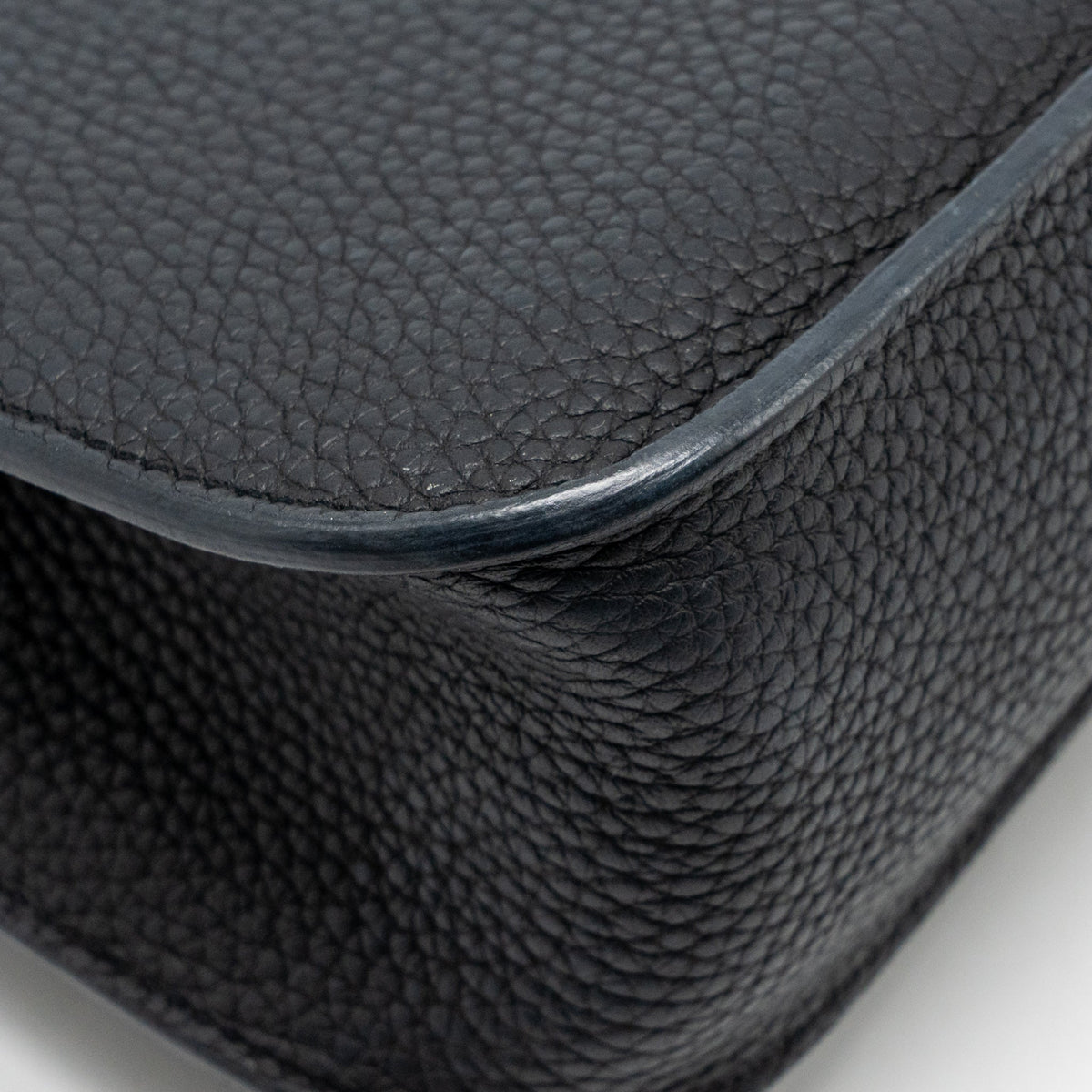 Hermes Halzan 25 Clemence Black GHW