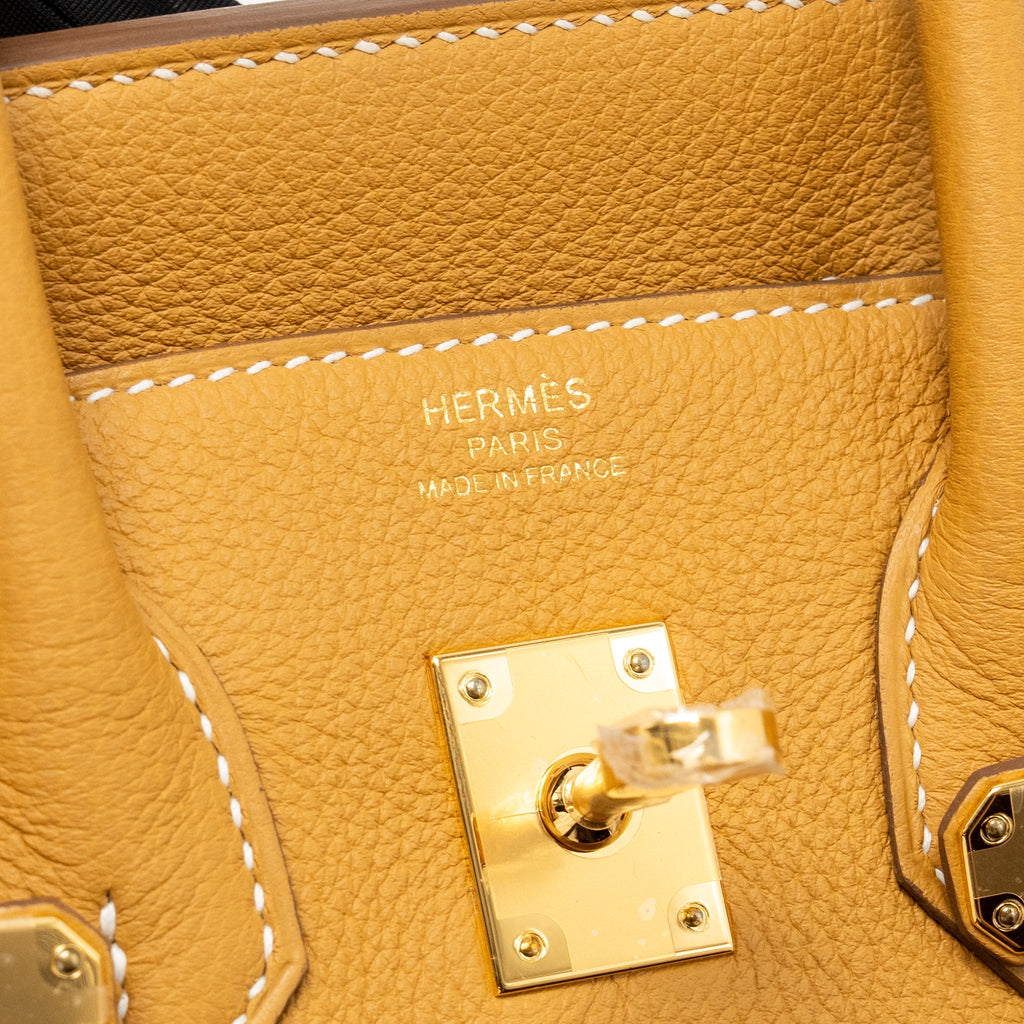 Hermes Birkin 25 Togo Naturel Sable GHW
