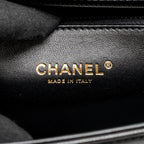 CHANEL NEW MEDIUM BOY BAG CAVIAR BLACK GHW (MICROCHIP)