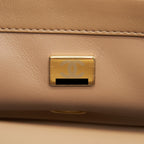 CHANEL 22B PEARL CRUSH MINI RECTANGULAR FLAP BAG LAMBSKIN DARK BEIGE GHW (MICROCHIP)