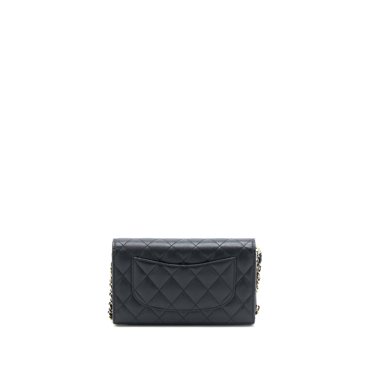 CHANEL 3 IN 1 WALLET ON CHAIN CAVIAR BLACK LGHW