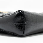 CHANEL MINI 31 BAG SHINY CALFSKIN BLACK LGHW (MICROCHIP)